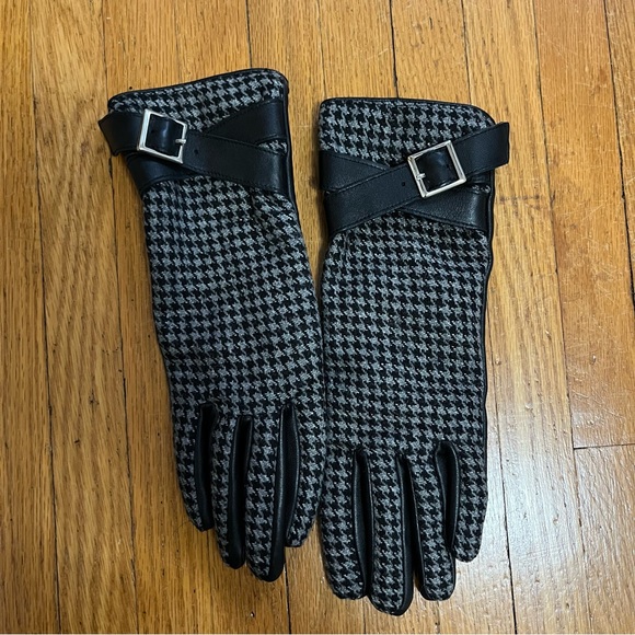 Patterned leather gloves - Picture 1 of 6